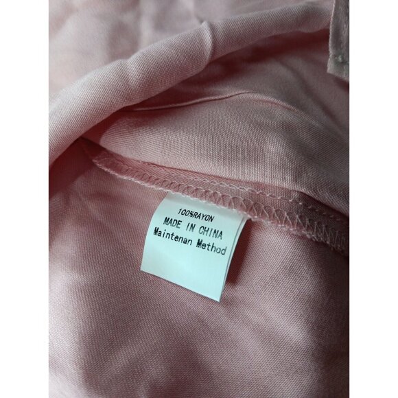 Anrabess Women’s XL Pink Sleeveless Midi Dress Side Cut Outs Spring Summer NWT - Picture 8 of 8